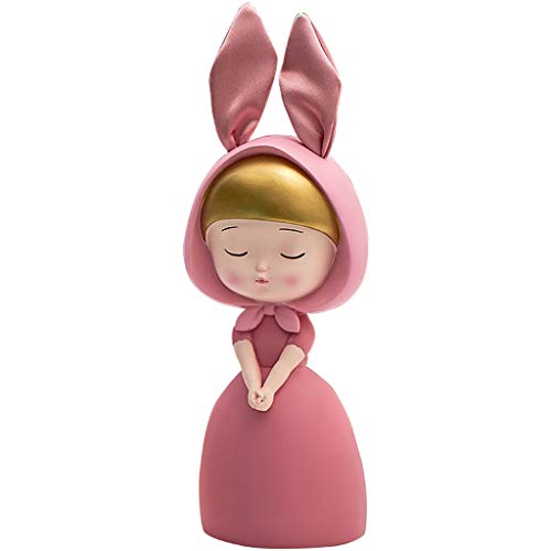 Statues de richesse style lapin mignon pour décoration de bureau élégante