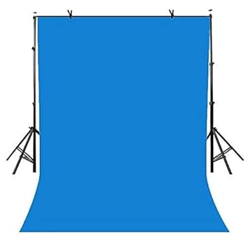 VK Vistook 8x12 FT Dark Blue Screen Decoration Backdrop Curtains Photo Studio Photography Background Cotton Curtain for Photoshoot Wedding, Eventshoot and Video Recording (Stand Not Included)