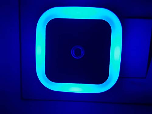 Image of HOARD Polycarbonate 0.5W Led Plug In Smart Night Lamp With, Automatic Sensor -(Blue) Pack Of 1