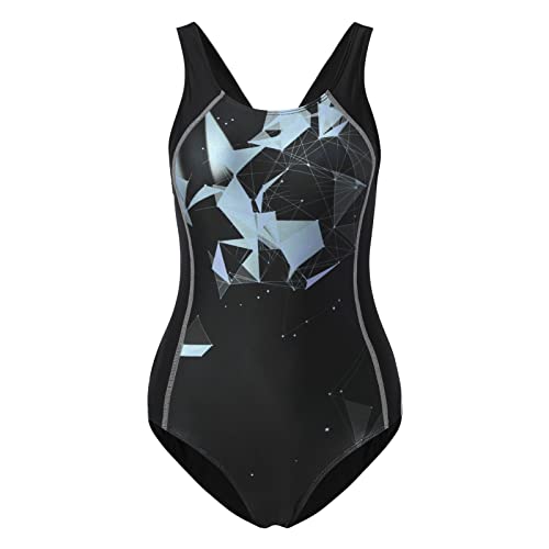 STKOOBQ Biquíni de praia feminino de cintura alta com laço nas costas, monoquíni, maiô de 1 peça, es