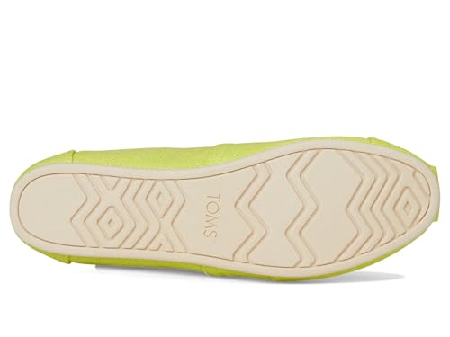Image of TOMS Womens Classic Alpargata Bright Lime 5.5 Medium