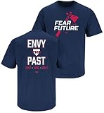 Fear the Future - Envy the Past T-Shirt for Atlanta Baseball Fans (SM-5XL) (Navy Short Sleeve, 4X-Large)
