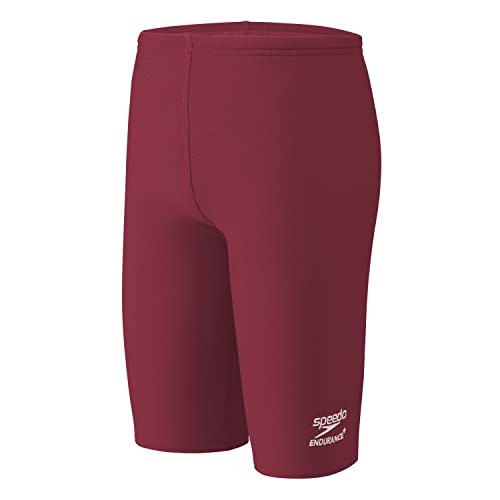 Speedo Boys' Jammer Endurance+ Solid Swimsuit