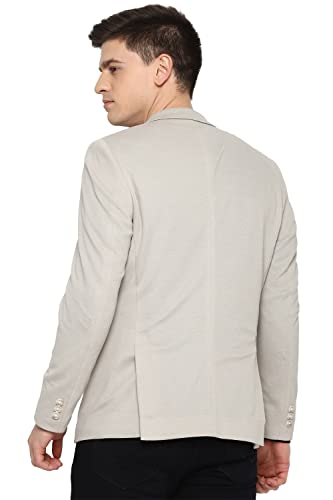 Image of Allen Solly Cotton Super Slim Fit Mens Work Wear Jacket (S22BZMUJFB61120-P)