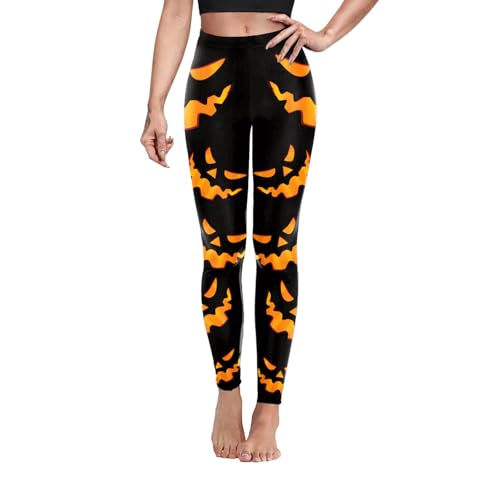 Color Cosplayer Halloween Cosplay Leggings Outfit Tights For Women Girls Clothes Pumpkin Horror Nights Witch Bat Sugar Skull Leggings Women'S Novelty Stretchy Leggings thumb #3