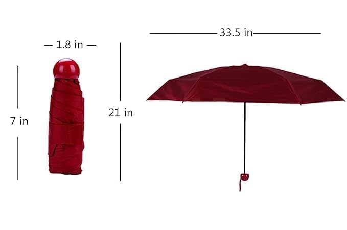 Image of NJK PURNASHAKTI Creative Capsule Case Umbrella Lightweight Waterproof UV Protection Mini Compact Foldable Design Travel Umbrella For Men and Women (Assorted)