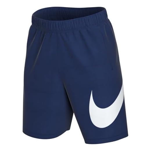 Nike Men's Sportswear Club Short Basketball Graphic, Midnight Navy/White/White, Medium