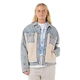 Bleu Rip Curl CruisinSherpa Denim Jacket M