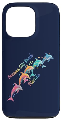 Dolphin Lover Panama City Beach FL Family Beach Vacanza al mare Custodia per iPhone 13 Pro