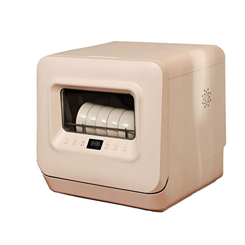 Tafelmodel Vaatwasser 6 Couverts, Home Vrijstaande Vaatwasser Energiezuinig Compacte Vaatwasser Installatie Vrij Aanraakbediening Met Uitgestelde Start, Schoon, Droog En Opslag 440 * 413 * 424 MM