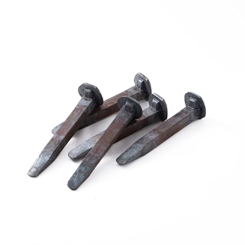 5 Pack 5.5-Inch Railroad Spikes – Carbon Steel Forging Stock for DIY Metal Projects, Blacksmithing Practice, Rustic Decor, and Industrial Craft Material by Xylarnoveth - Image 8