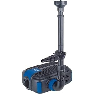 T.I.P. WPF 2500 S 30426 Vijverpomp, waterspel, debiet van 2.500 l/u, opvoerhoogte 2,8 m, filterstroom, met drie waterpartijen, geïntegreerd filter, 3-wegklep