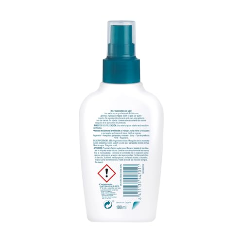 Miniatura 2 de Ecran Repel Care, Spray Repelente de Mosquitos sin Alcohol - Spray Antimosquitos con Hasta 6 Horas de Protección - Ideal para Toda la Familia - Formato Viaje de 100 ml
