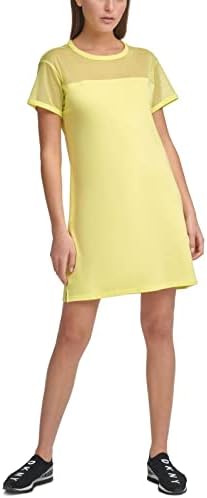 dkny women's logo t shirt dress