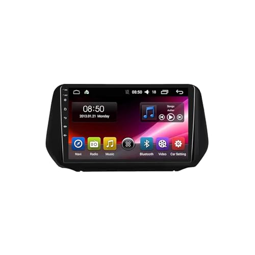 Navegación de Video del Automóvil para Hyundai Santa Fe 2018 2020 Soporta Bluetooth, Control Volante, USB, WiFi, 4G, Mirror Link, GPS Navegador/Radio FM, 8 Nuclear 8G+256G
