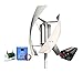 Wind Generator, 2000w Wind Turbine Generator 48v Alternative Energy Generator 220v AC Output Household Complete Kit With Controller Inverter,Efficient(Off Grid system,WHITE_48V_1000W)