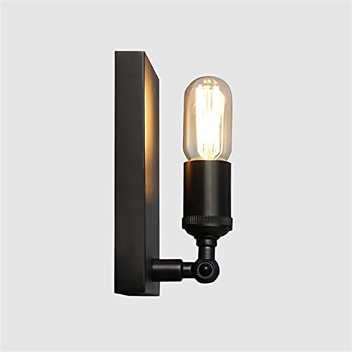 Accesorio de iluminación de hierro forjado retro único con casquillo E27 4
