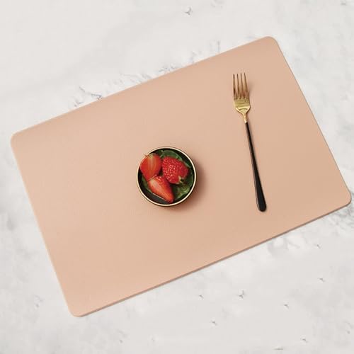 Set de table lavable lot de 6 rose protège et décore la table de cuisine - 2