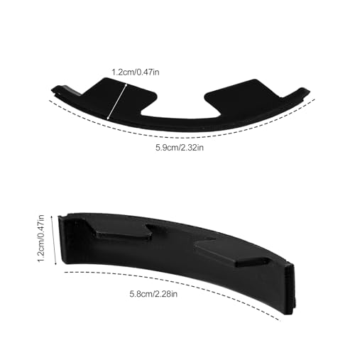 6 Piezas Limitador Portavasos Negro para Autos miniatura 2
