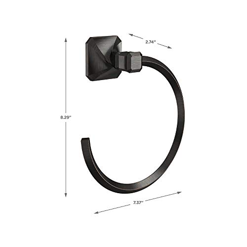 Franklin Brass NAP46-VBR Napier Towel Ring, Venetian Bronze - Thumbnail 2