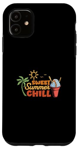 Sweet Summer Chill �ʔ��� �����X �X�m�[�R�[�� ���D�� �X�}�z�P�[�X iPhone 11 �p