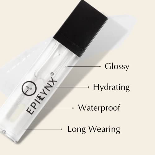 Epilynx By Dr. Liia Vegan Liquid Lip Gloss - Moisturizing Formula For Hydration And Long Lasting Wear - Cruelty Free, Paraben Free, Gluten Free (Glossy, Snow) #TOP2