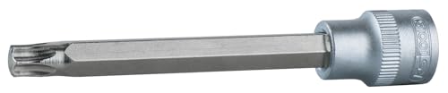 Bit Torx T25 extra largo de 100mm KS Tools 911.1552-E con acople 3/8"