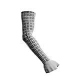 [SkyPAD] Wallhack Gaming リピート アーム スリーブ (ハンド サポート付き) |ゲーム セットアップ アクセサリ 腕用保護スリーブ |腕をカバーするコンプレッションゲーマースリーブ |ホワイト|小～中