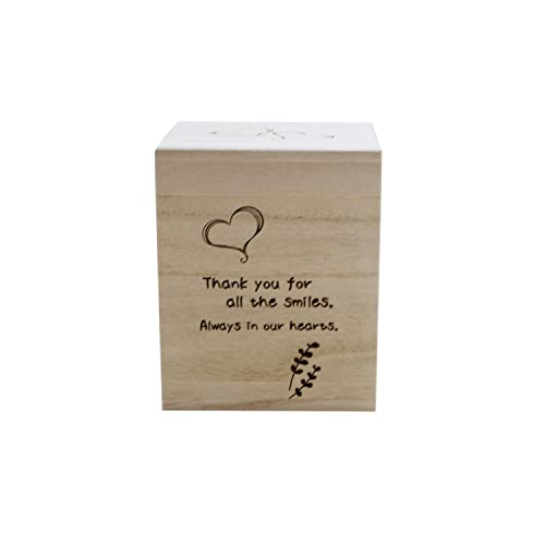 デザインコーデ 桐製 骨壷収納可能 木箱 2.3寸用 ペット供養 ペットロス (ハート)