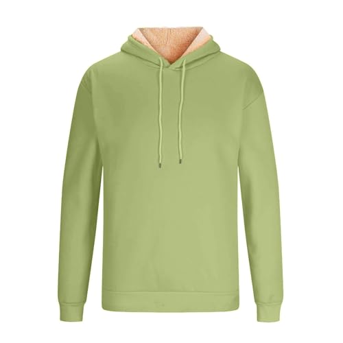 Men's Casual Fleece Sherpa Lined Hoodie Winter Warm Pullover Hooded Sweatshirt2