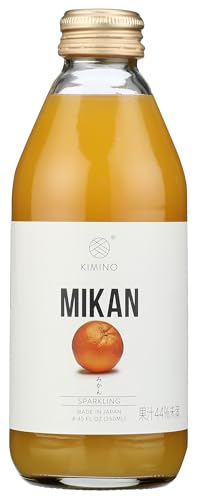 KIMINO DRINKS Sparkling Mikan Juice, 8.45 Fl Oz