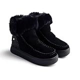 GIOSEPPO Bota australiana de piel Modelo ALPENA color Negro, talla 40