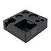 ShanSon Espresso Tamping Station for 51,53,54&58mm Portafilters,Tamper, Distributor, ABS espresso machine accessories with Built-in Detachable Knock Box & Tool Holder Square