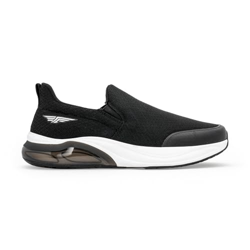 Image of Red Tape Men's Walking Shoes Dark Grey Mesh TPU Round Toe Slipon