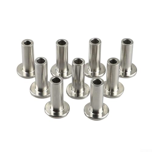 TONIXY Manicotto protettivo per funi metalliche, copertura per ringhiera per scale, balcone, in acciaio inox, 3/16 pollici (3/16 pollici)