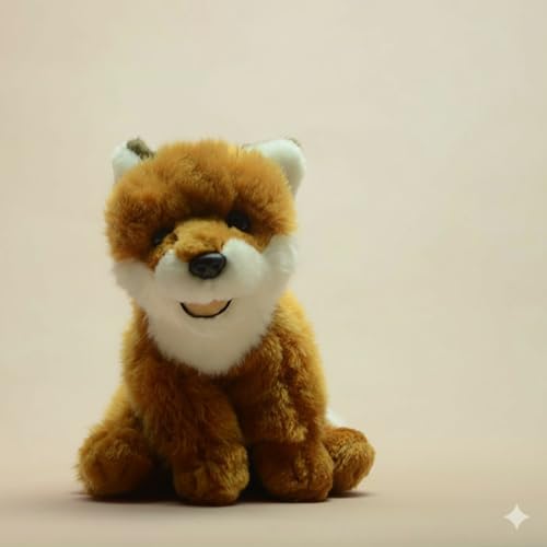 Peluche renard réaliste idée cadeau anniversaire et fête
