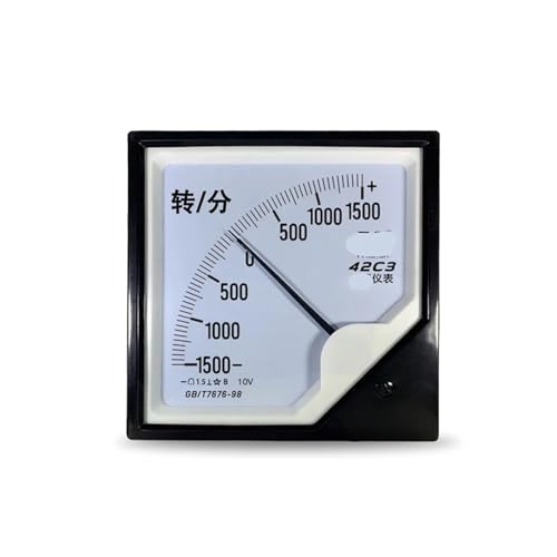 Tachymètre positif et négatif 42c3 fréquencemètre bidirectionnel 1500rpm 60hz
