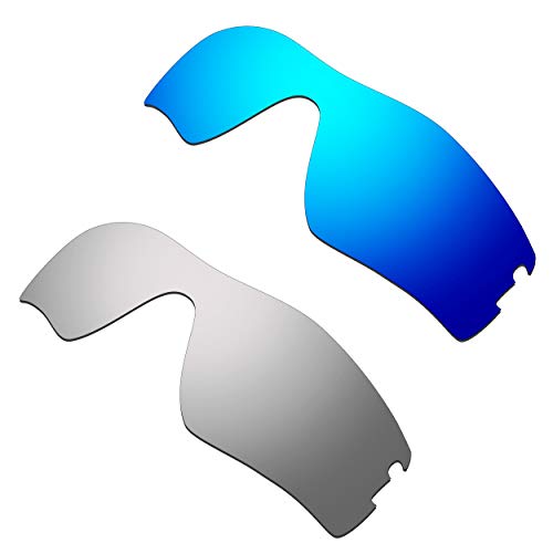 Lentille de rechange Oakley Radar Pitch RenPourcer pour réparer un verre solaire rayé bleu