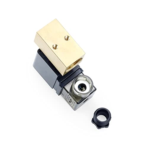 Électrovanne normalement fermée DN8 1/4" laiton 24V haute pression - 7