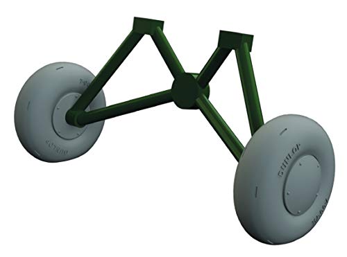 Roues Tiger Moth Airfix Eduard Brassin 1:48 pièces de rechange résine maquette