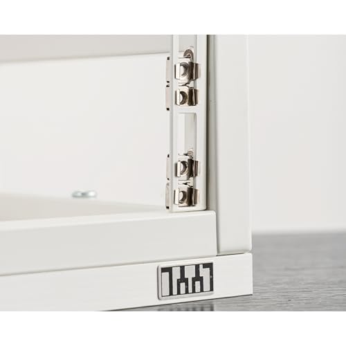Image of Desktop Rack Stand 2U, Rack for Audio Equipment and Stand for Speaker or Display (White)