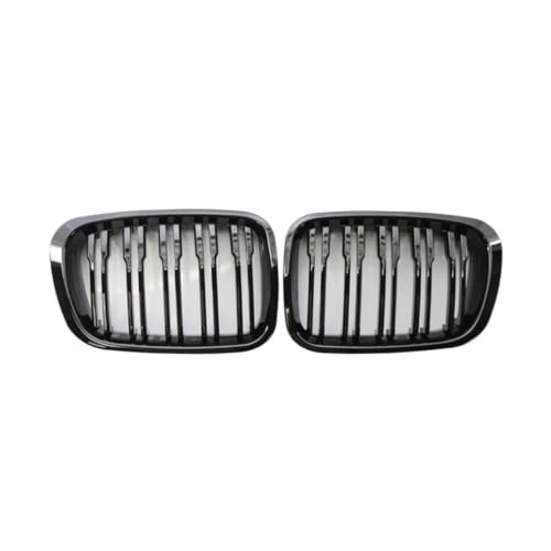 Parrilla riñón delantera para E46 Serie 3 4D con ajuste directo de parachoques 2