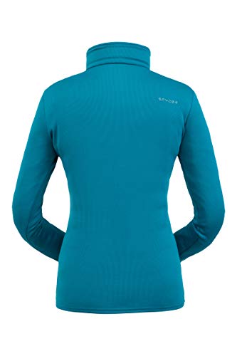 Spyder Womens Tempting Zip T-Neck  Ladies Pullover Long Sleeve Active Shirt