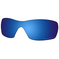 SAUCER Lentes de substituição premium para óculos de sol Oakley Dart High Defense – Azul meia-noite polarizado