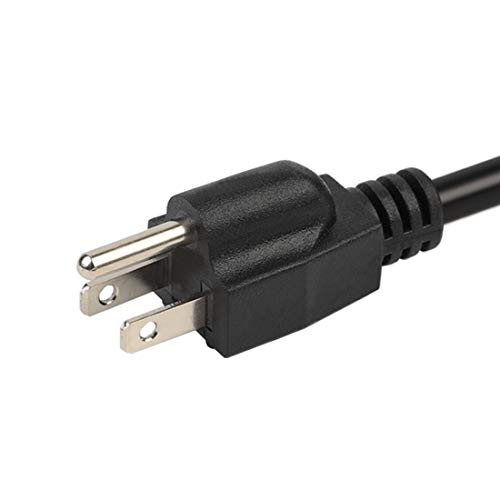 Plug Adapter Cable [Ul Listed] 14Awg (1-Foot) Nema 5-15P To 5-15/20R (Comb 20Amp T Blade) 15 Amp Household Plug To 20 Amp Ac Power Cable #TOP3