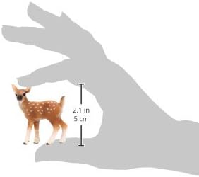 Schleich White-Tailed Fawn Toy Figure