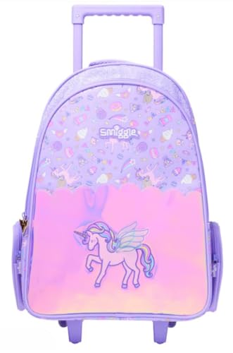 Image of ADSON 3D Embossed School Trolley Bag|Backpack Large School Bag for Boy Girl, Kids School Bag, Travel Backpack for Girl Boy, Ideal for Children Trolley 18 Inch Water Resistant