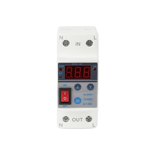 Protector de sobrecorriente 40A para proteger electrodomésticos en el cuadro eléctrico