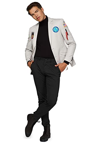 Opposuits Mens Outer Space - Astronaut - Space Grey3