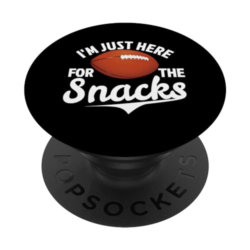 Solo estoy aquí por el divertido dicho de la Snacks Football League PopSockets PopGrip Intercambiable